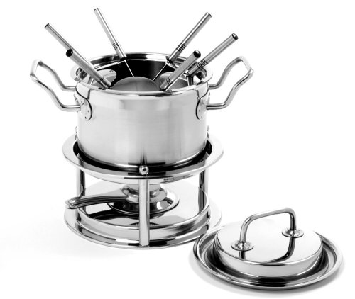 Norpro Krona Stainless Steel 2.5 Quart Fondue Set