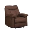 ACME Plush Microfiber Recliner, Chocolate