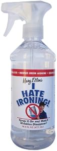 Mary Ellen Products I Hate Ironing Spray Wrinkle Remover, 16.9-Ounce