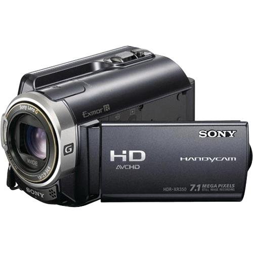 Sony Handycam HDR-XR350E - Camcorder - High Definition - widescreen - 4.2 Mpix - optical zoom: 12 x - supported memory: MS Duo, SD, MS PRO Duo, SDHC, MS PRO-HG Duo - HDD : 160 GB - flash card