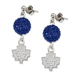NHL Toronto Maple Leafs LogoArt Ovation Earrings