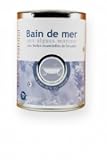 BIO 100% natürliches Badesalz aus dem Atlantik mit Meeresalgen und essentiellen Lavendel Fettsäuren, 600 g Metalldose, Bain de mer aux algues marines aux huiles essentielles de lavande, Bretagne Océan