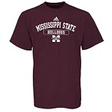adidas Mississippi State Bulldogs Maroon Practice T-shirt