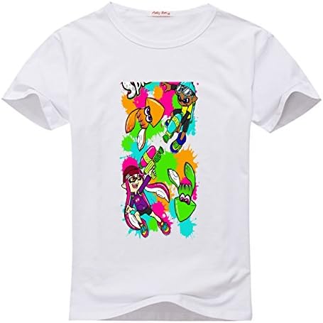 Vicky Center Mens T-Shirts Splatoon Pantone Medium White