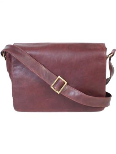 Scully Berkeley Leather Briefcase H233, Brown