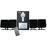 Frisby 4.1 SD USB Computer Laptop PC Speakers w/ Remote-USB w/ SD Inputs for MP3, Computer, PC, Gaming, Home Theater