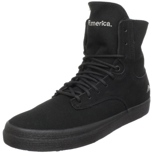 Emerica Men's Heresy Skate Shoe,Black,7 M US