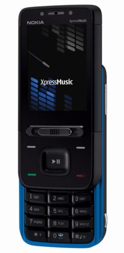 Nokia - 5610 Xpress Music Téléphone portable Bluetooth slide - photo / slot microSD / MP3 - Bleu