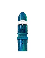 Michele 18Mm Tidal Blue Fashion Patent Leather Ms18aa350093 Strap