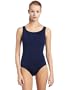 Speedo Women's Aquatic Endurance+ Polyester Solid Vanquisher Keyhole Back Swimsuit