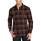 Unionbay Young Men's Long Sleeve Cobain Flannel Woven Shirt, Pine Green, Large