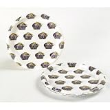 LSU Tigers Reusable Plastic 9 Inch Plates