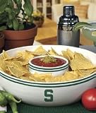 Michigan State Spartans Ceramic Chip and Dip