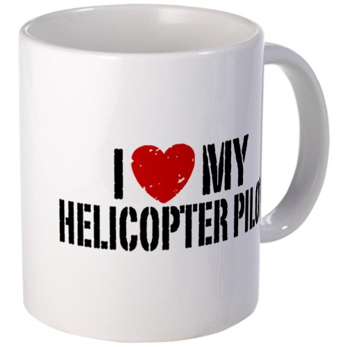 CafePress I Love My Helicopter Pilot Mug - Standard