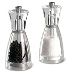 Cole and Mason acrylic Pina pepper mill 125mm Clear Black