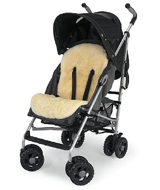 Sheepskin pushchair liner - Natural
