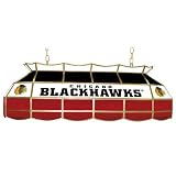 NHL Chicago Blackhawks Stained Glass 40 inch Lighting Fixtur