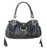 Melie Bianco S763 Shoulder Bag with Braided Handle & Raw Edges Reviews Melie Bianco S763 Shoulder Bag with Braided Handle & Raw Edges Reviews