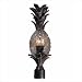 Triarch 75105-11, Maui 3 Light Tropical Outdoor Post Lamp Lighting Fixture, Bronze, Pineapple, B9758