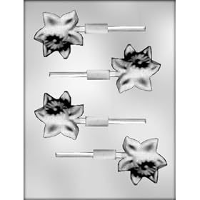 Buy CK Products 2-1 2-Inch Daffodil Sucker Chocolate Mold now!