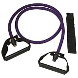 SPRI ES503R Xertube Resistance Band with Door Attachment and Exercise Charts (Purple, Very Heavy)