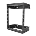 StarTech.com Wall Mount Server Rack - 12U Rack - 12-20in Adjustable Depth - Open Frame - Network Rack - Computer Rack - Equipment Rack