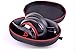 Zee's Music Matte Zipper Earphones Carrying Case for Beats Monster by Dr.Dre Studio, Studio Wireless, Studio 2.0, Solo Wireless, Solo, Solo HD Over-Ear Headphone Replacement Case Pouch Bag Box
