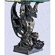Gothic coffee table Mystic Dragon End Table (The Digital Angel)