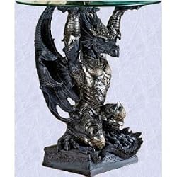 Gothic coffee table Mystic Dragon End Table (The Digital Angel)