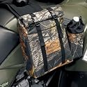 MOOSE ATV/QUAD ZIPPERLESS TANK SADDLEBAGS-BLACK-NEW