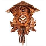 Chalet Style Cuckoo Clock with Leaf Detail