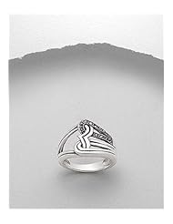 Marcasite Ring In 92.5 Sterling Silver
