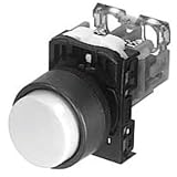 押しボタンスイッチ AR22シリーズ 黒 AR22E0R-10B