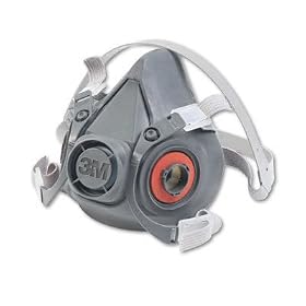 3M 6300, Series 6000 Half Facepiece Respirator, Size: Large by 3M