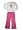 Just a Girl - Toddler Girls Long Sleeved Pant Set, Ivory, Fuschia (Size 2T)