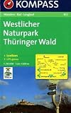 Westlicher Naturpark Th�ringer Wald: Wander-, Rad- und Langlaufkarte