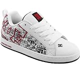 DC Mens Shoes Court Graffik SE Wht/Blk/Blk Print
