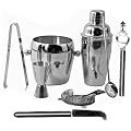 8 tlg edelstahl Cocktail Set Bar Shaker