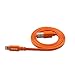 Omars Apple MFI Certified 8 Pin USB Charger Cord, 3-Feet, Orange