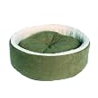 JLA Faux Suede Kitty Kup, Green (17" x 17")