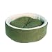 JLA Faux Suede Kitty Kup, Green (16" x 16")