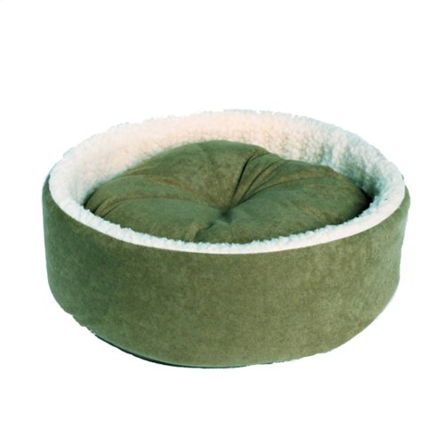 JLA Faux Suede Kitty Kup, Green