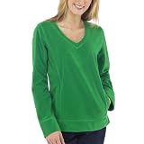 Merona® Womens Cozy Microfleece V-Neck Top - Fiji Green