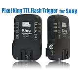 PIXEL King Wireless Radio TTL Flash Trigger for Sony DSLRs & Flashes