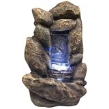 Faux Stone Waterfall 20 High Tabletop Fountain