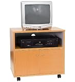 Review Flash Furniture  / TV Cart with Enclosed Storage Cabinet and Wire Management Grommets - NAN-JN-2024-GG