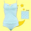Betsey Johnson Hottie Dottie Blue Cami & Cheekini - Final Sale!