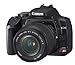 Canon Digital Rebel XTi 10.1MP Digital SLR Camera with EF-S 18-55mm f/3.5-5.6 Lens (Black)