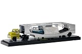 M2 Machines 1:64 scale Auto-Hauler Long Hauler '56 Ford COE with 57' Ford Fairlane in Car Carrier