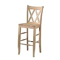 Ready-to-Finish Double X Stool - 29"